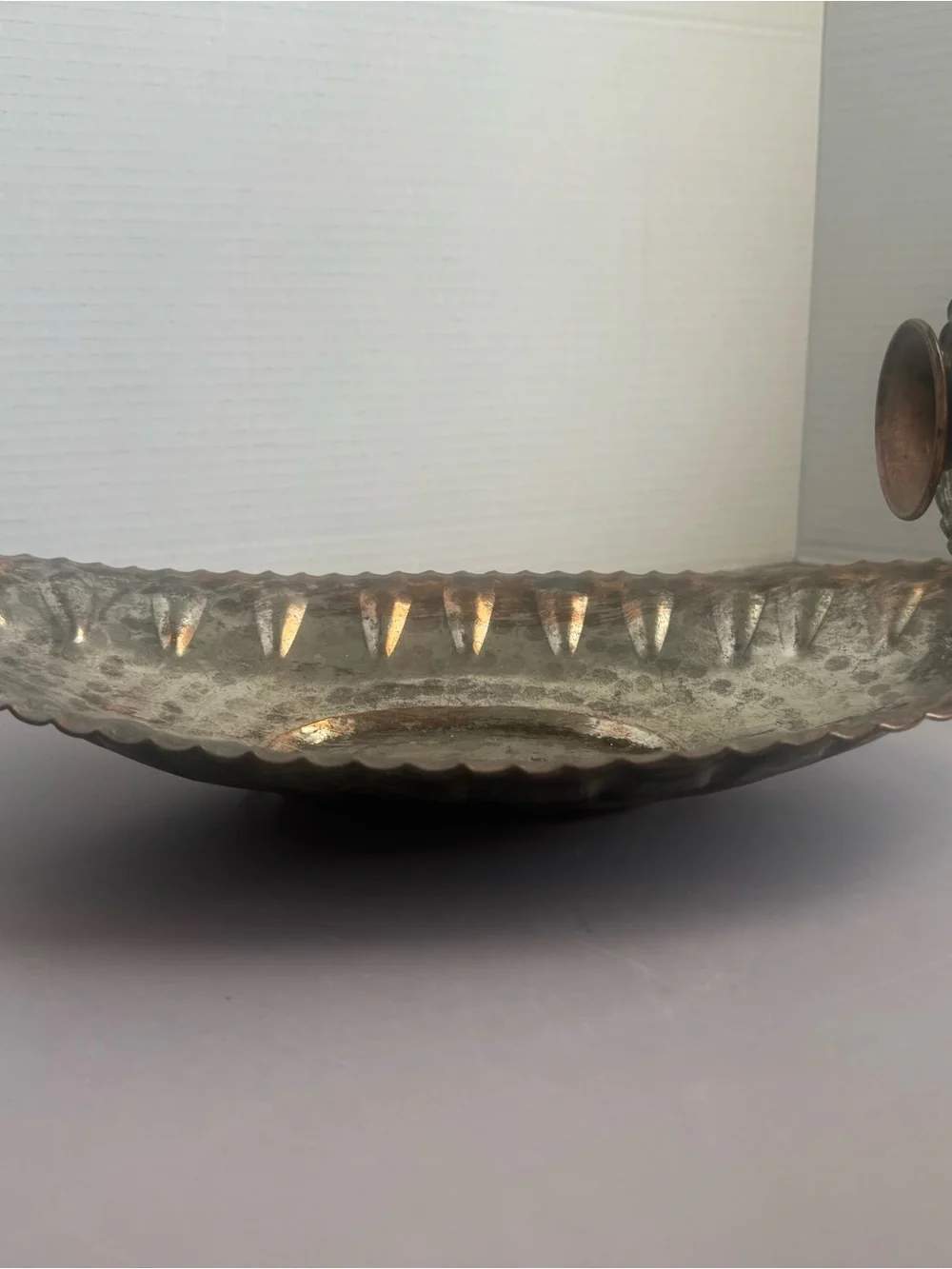Antique-Style Arab Hammered Decorative Candle Holder